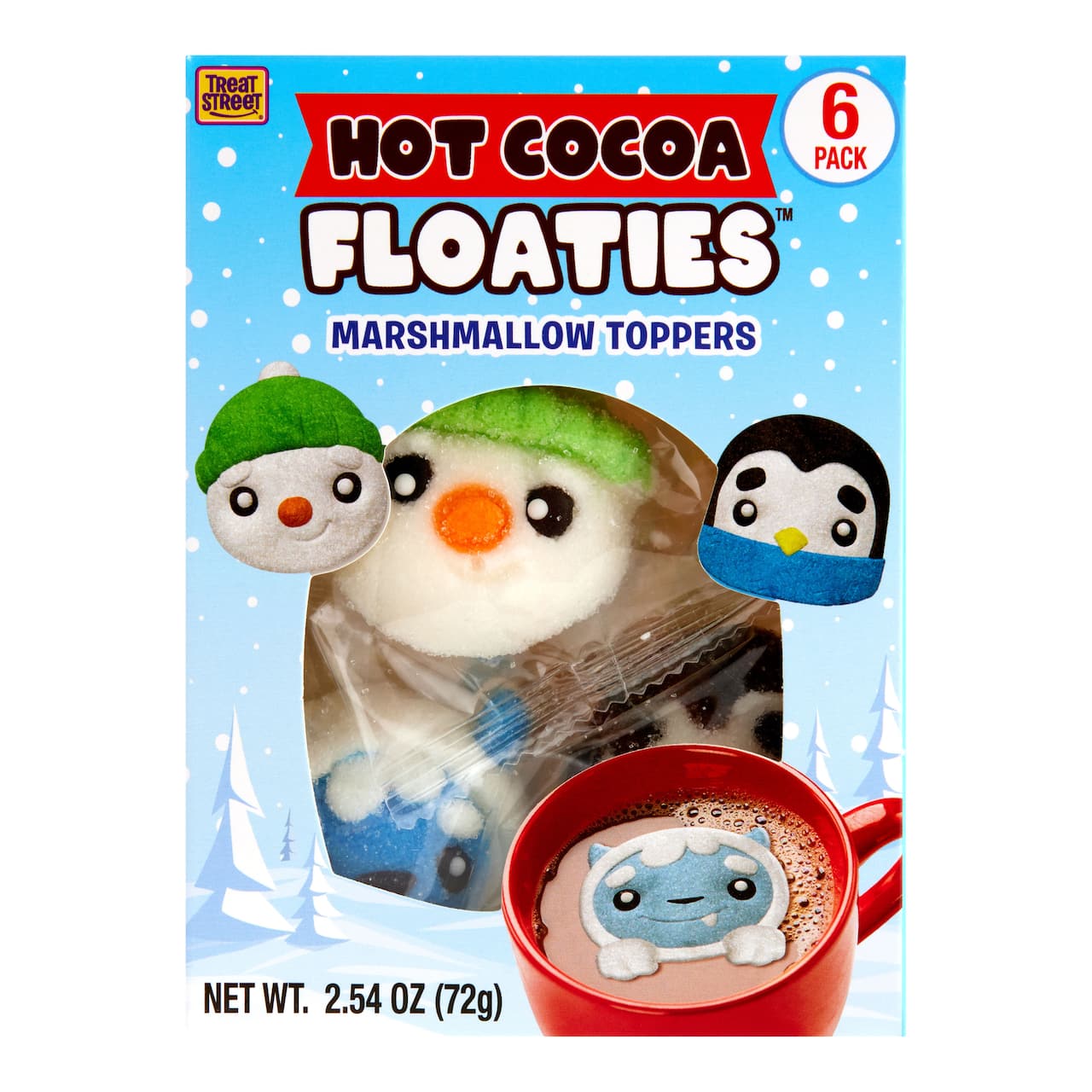 Treat Street® Hot Cocoa Floaties™ Marshmallow Toppers, 6ct.